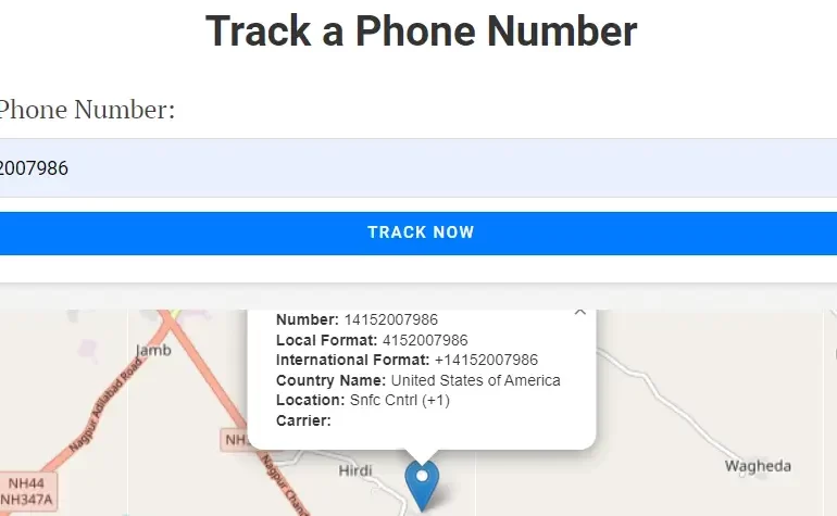 Mobile number tracker worldwide location with all details free